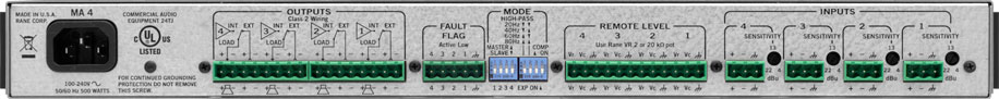 MA 4 Multichannel Amplifier