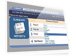 DRIVE-THRU TIMER SYSTEM WITH FLEXIBLE REPORTING